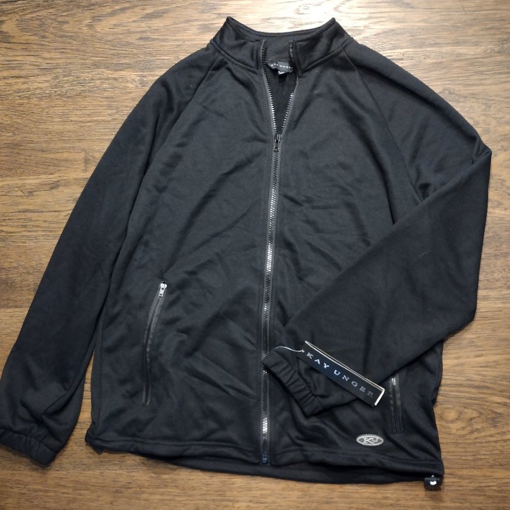 NWT Black Zip-Up Jacket
